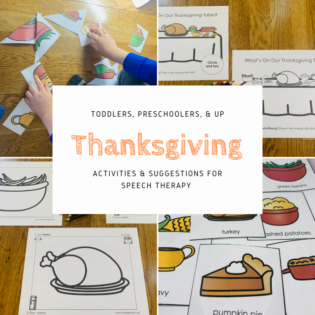 thanksgiving preschool speech activities